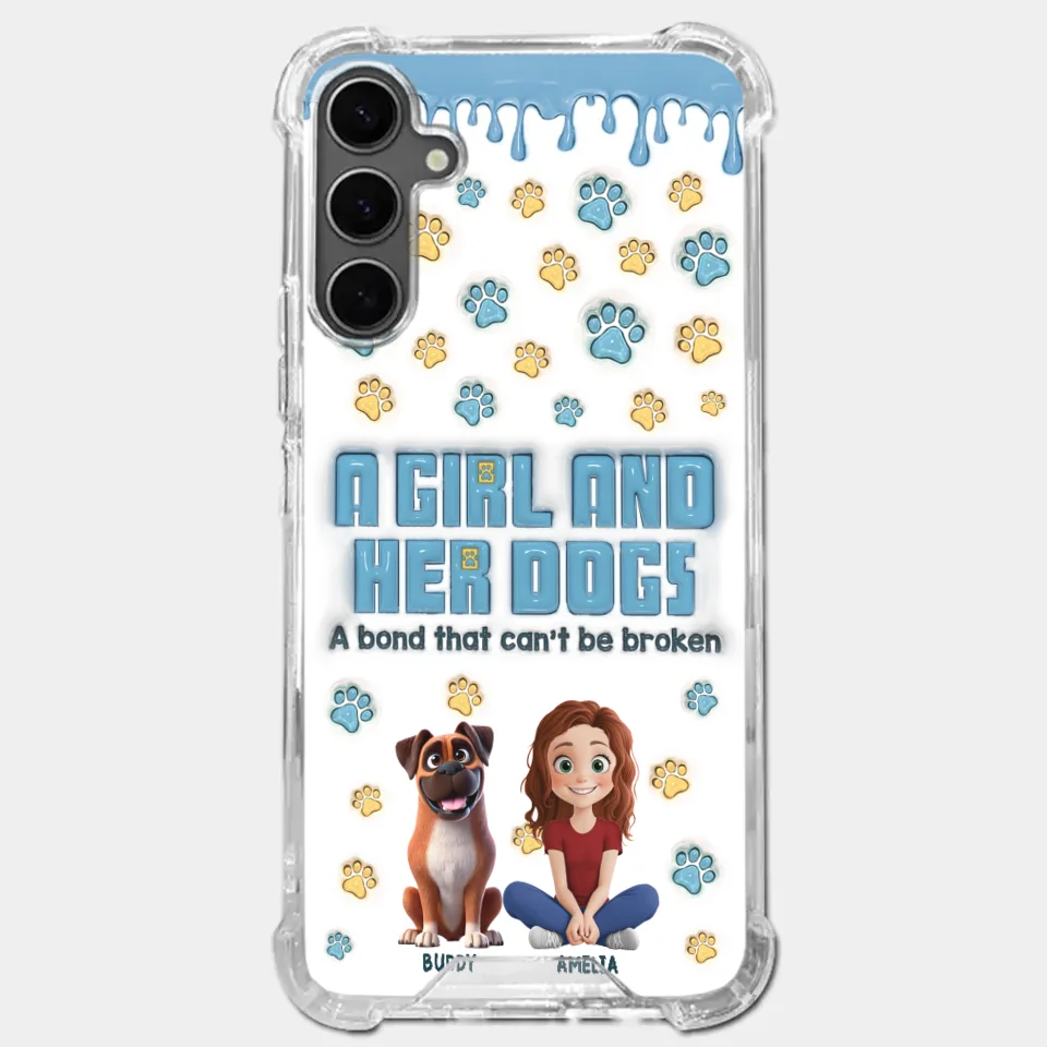 A Bond That Can't Be Broken - Dog Personalized Custom 3D Inflated Effect Printed Clear Phone Case - Gift For Pet Owners, Pet Lovers - Image 35