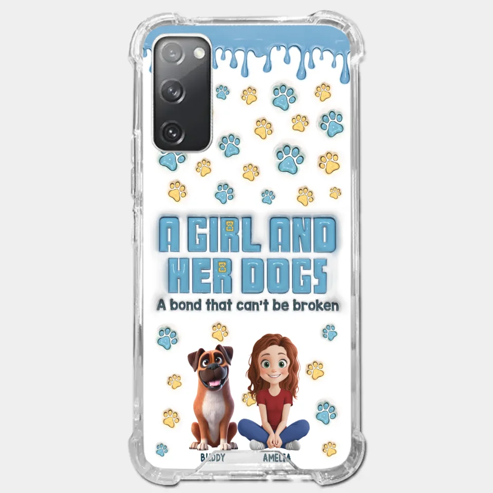A Bond That Can't Be Broken - Dog Personalized Custom 3D Inflated Effect Printed Clear Phone Case - Gift For Pet Owners, Pet Lovers - Image 37