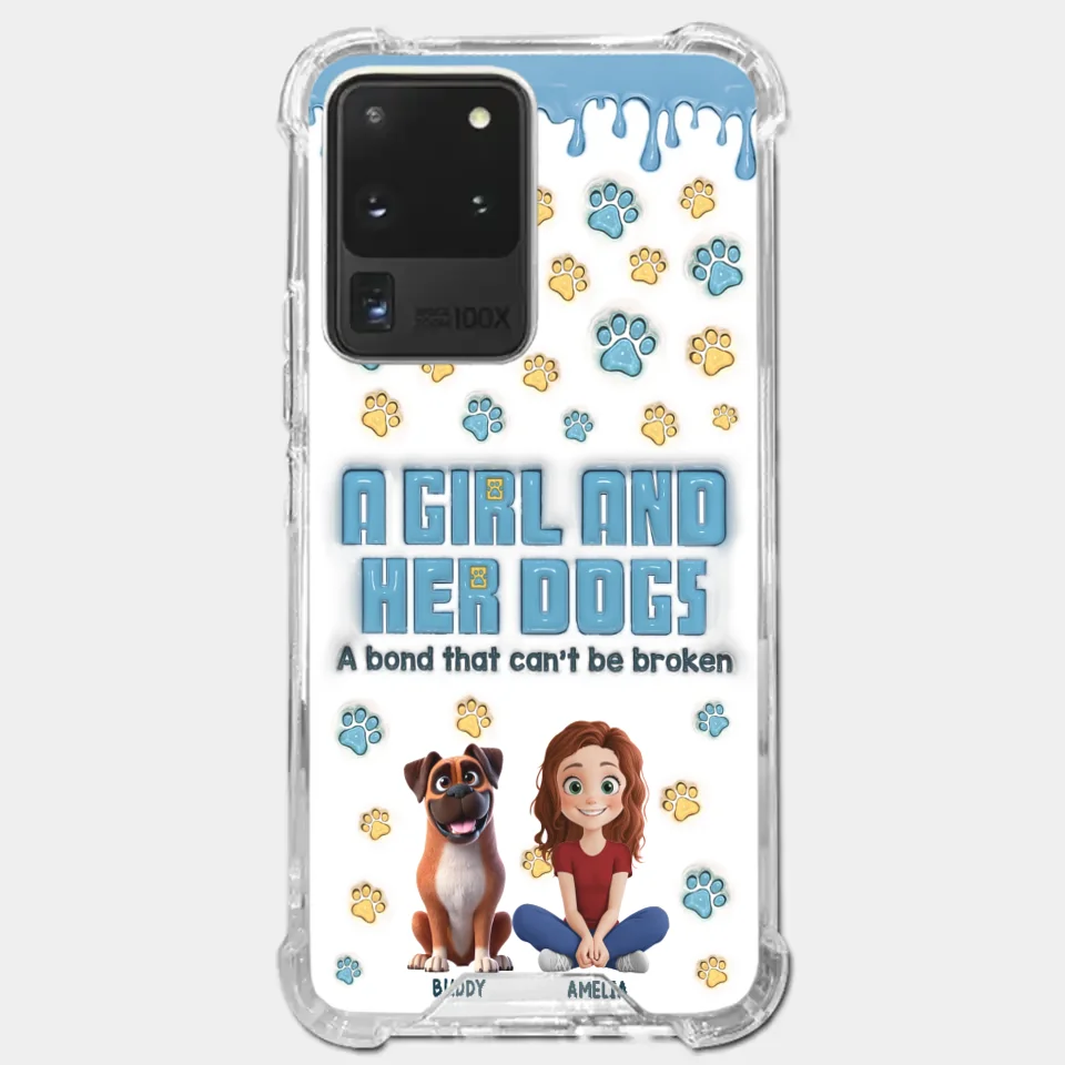 A Bond That Can't Be Broken - Dog Personalized Custom 3D Inflated Effect Printed Clear Phone Case - Gift For Pet Owners, Pet Lovers - Image 38