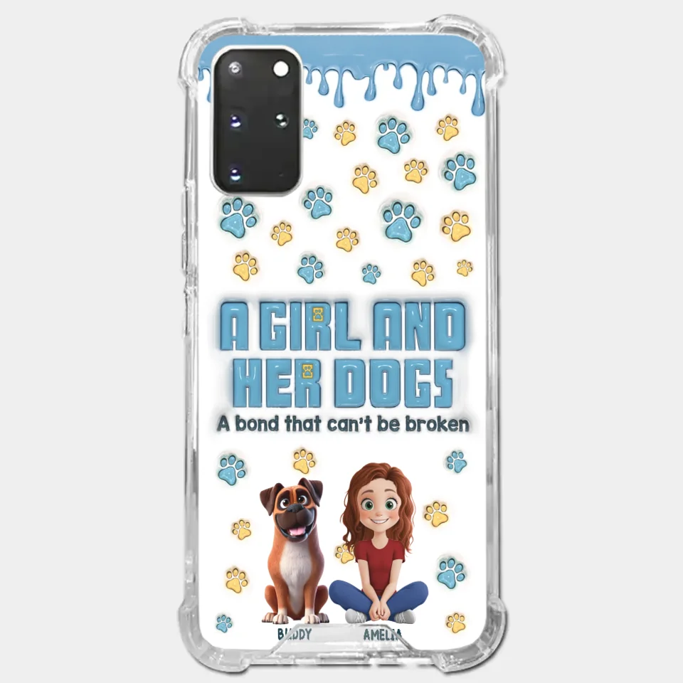 A Bond That Can't Be Broken - Dog Personalized Custom 3D Inflated Effect Printed Clear Phone Case - Gift For Pet Owners, Pet Lovers - Image 39