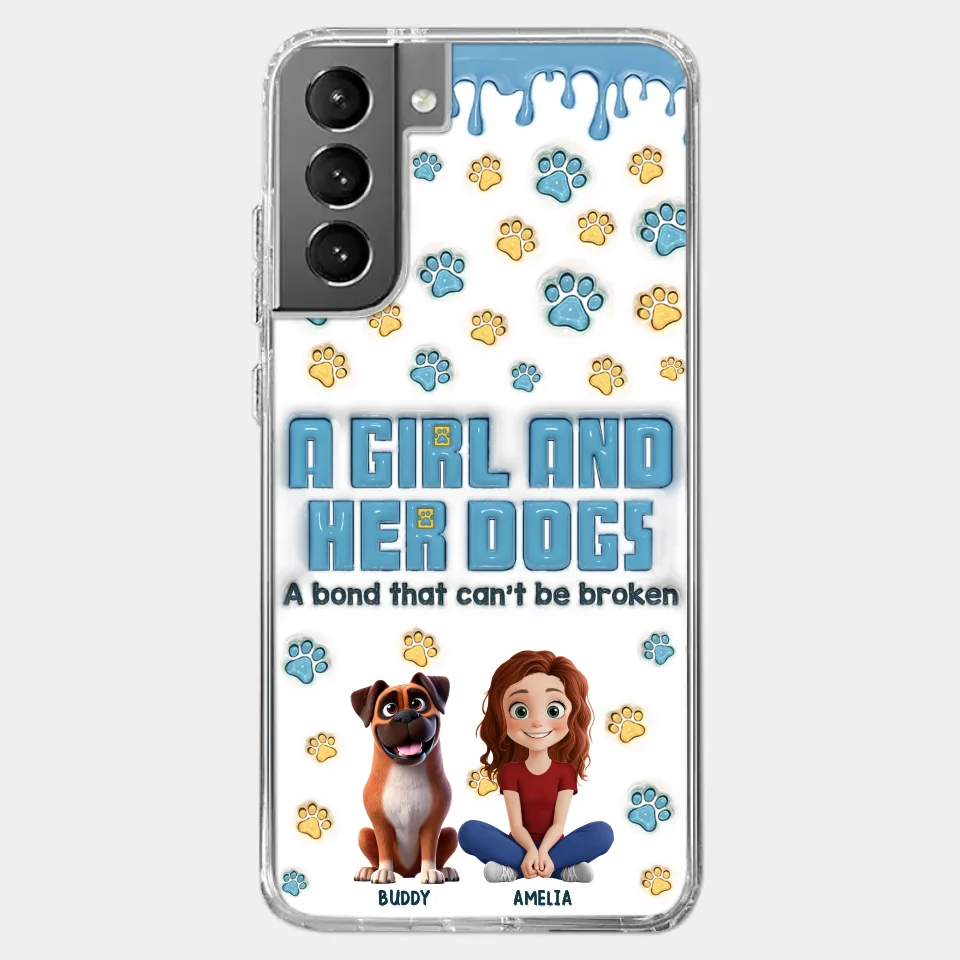A Bond That Can't Be Broken - Dog Personalized Custom 3D Inflated Effect Printed Clear Phone Case - Gift For Pet Owners, Pet Lovers - Image 40