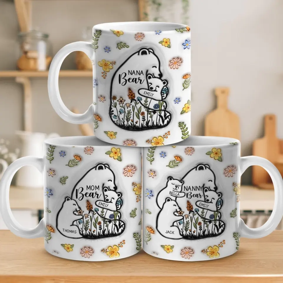 A Child Is Closer To Life Than You Are - Family Personalized Custom 3D Inflated Effect Printed Mug - Mother's Day, Gift For Mom, Grandma - Image 4