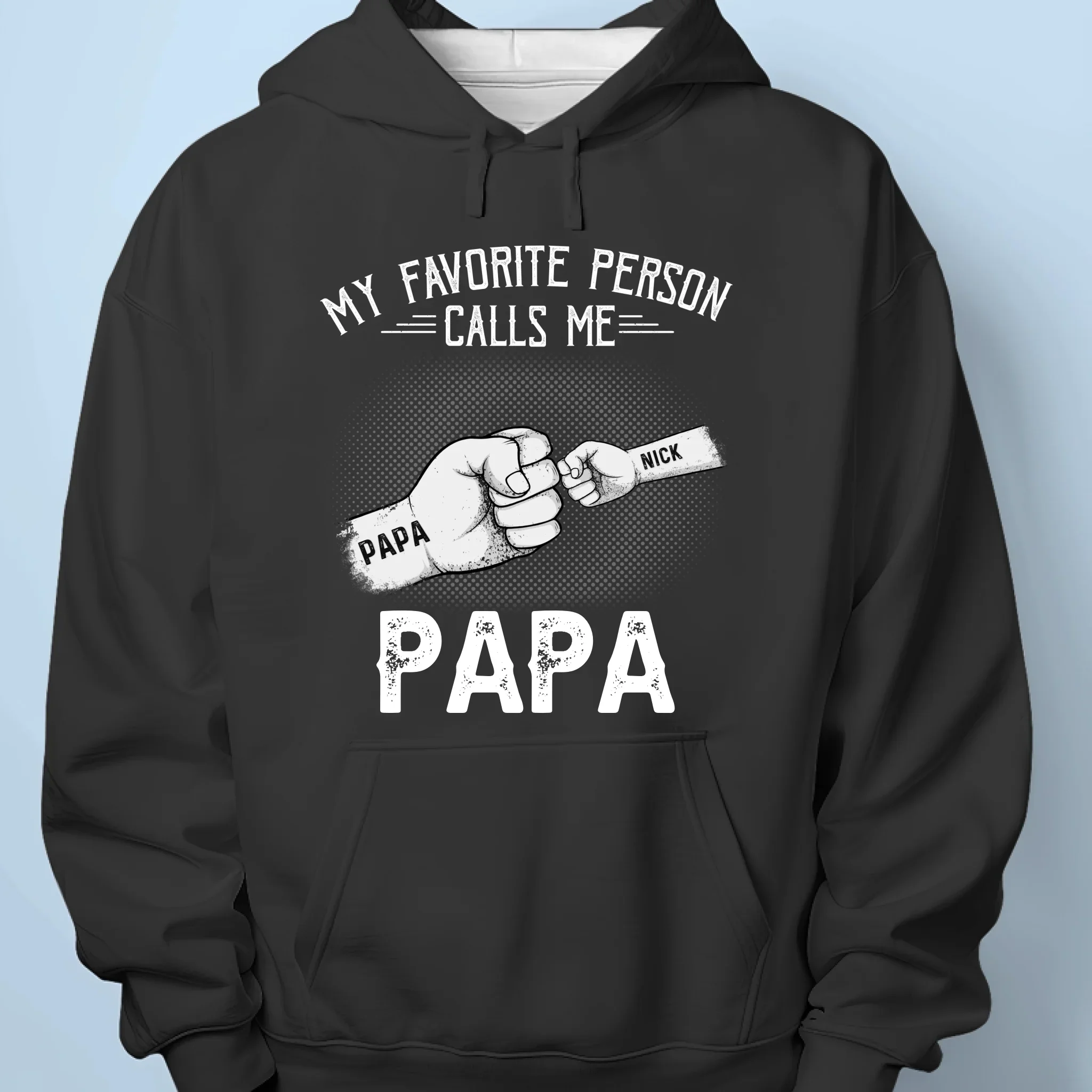 A Dad Like No Other - Family Personalized Custom Unisex T-shirt, Premium T-shirt, Hoodie - Father's Day, Gift For Dad, Grandpa - Image 7