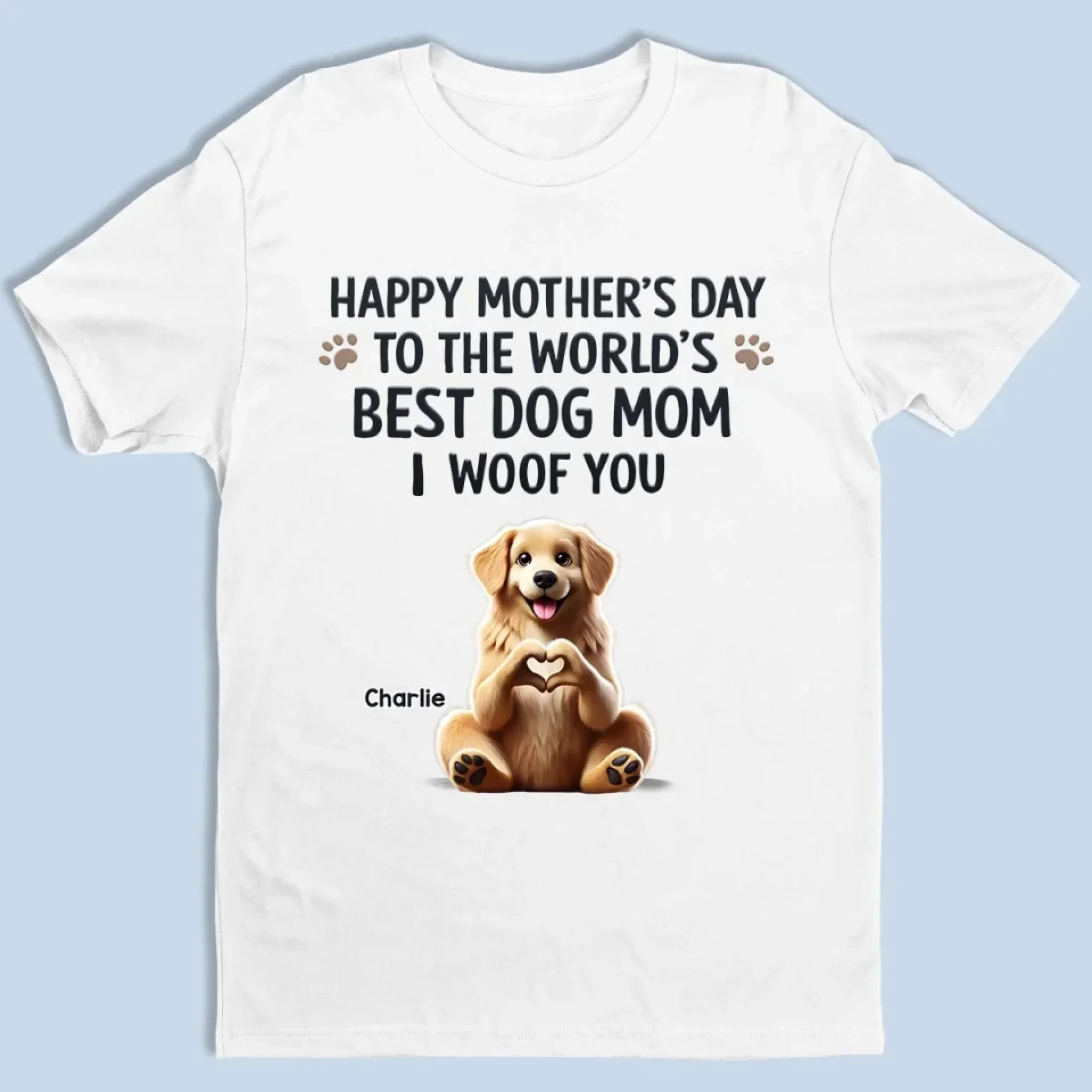 A Dog Mom’s Love Is Unmatched - Dog Personalized Custom Unisex T-shirt, Premium T-shirt, Hoodie - Mother's Day, Gift For Pet Owners, Pet Lovers