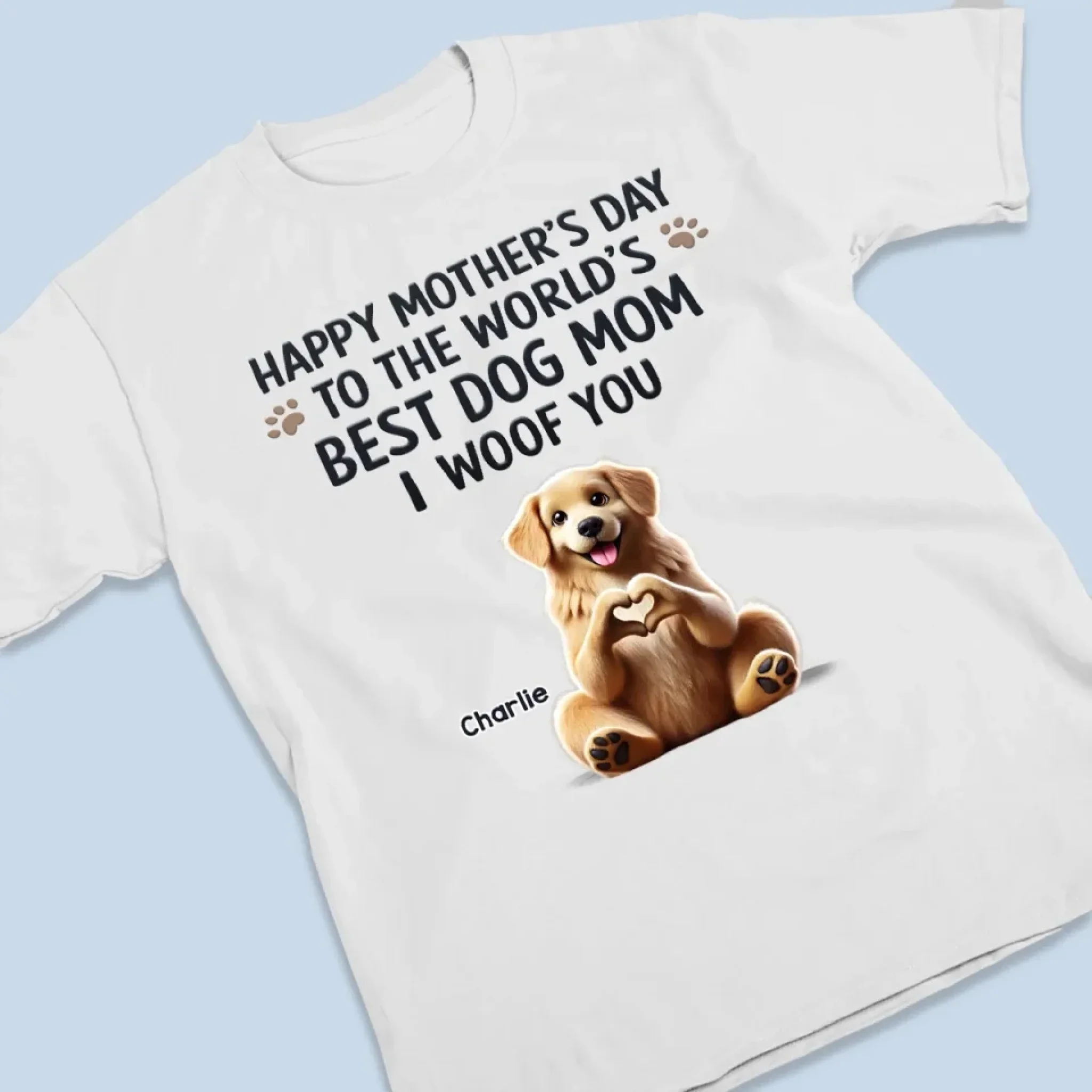 A Dog Mom’s Love Is Unmatched - Dog Personalized Custom Unisex T-shirt, Premium T-shirt, Hoodie - Mother's Day, Gift For Pet Owners, Pet Lovers - Image 3