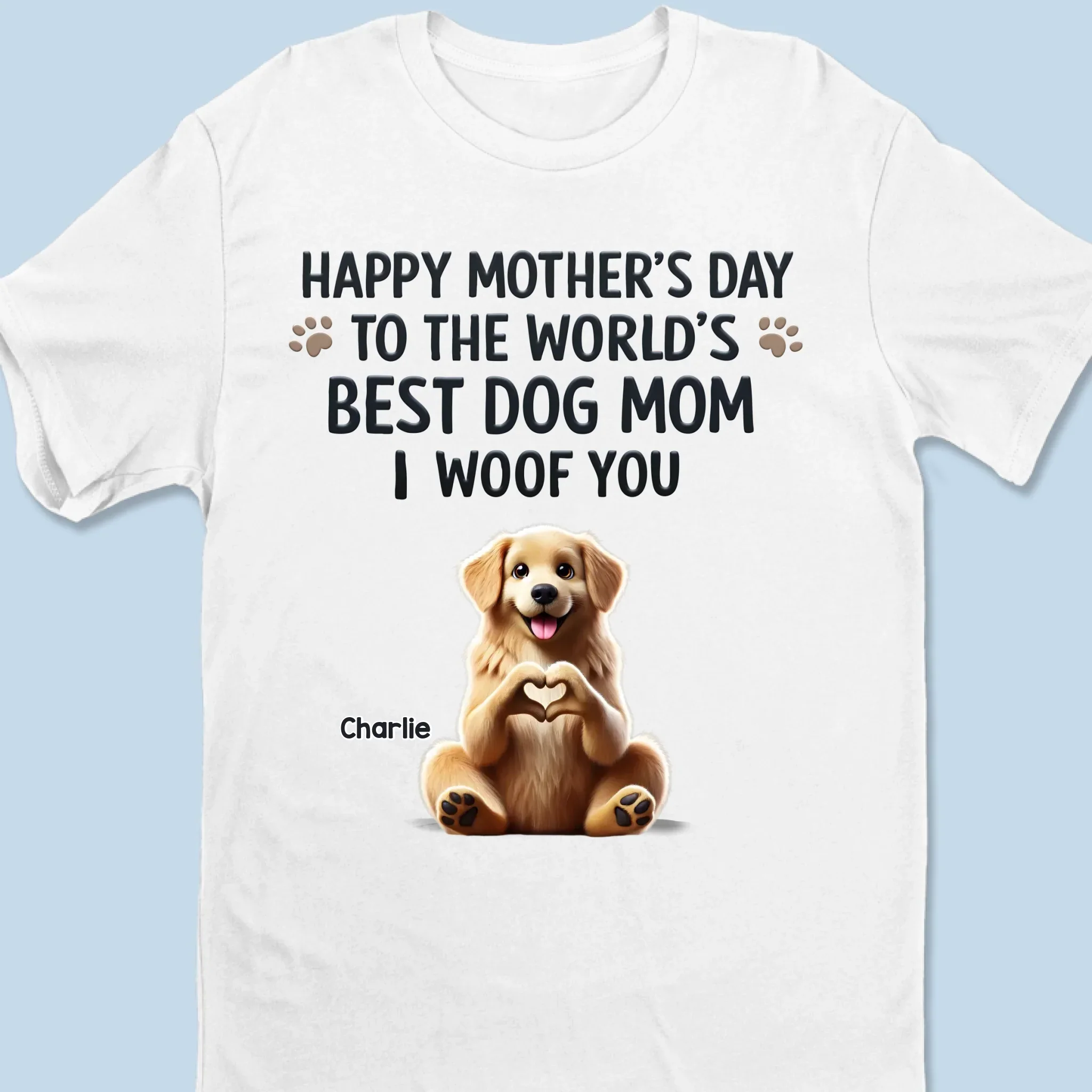 A Dog Mom’s Love Is Unmatched - Dog Personalized Custom Unisex T-shirt, Premium T-shirt, Hoodie - Mother's Day, Gift For Pet Owners, Pet Lovers - Image 6