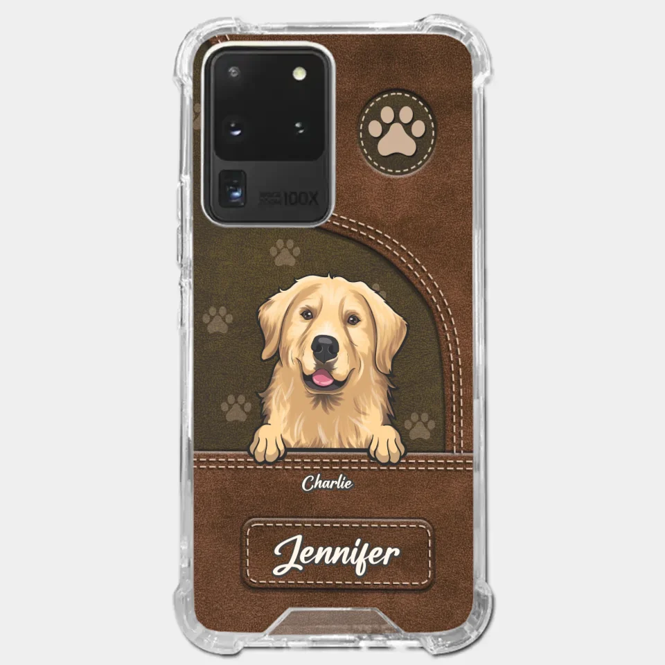 A Dog Wags Its Tail With Its Heart - Dog Personalized Custom Clear Phone Case - Gift For Pet Owners, Pet Lovers - Image 39