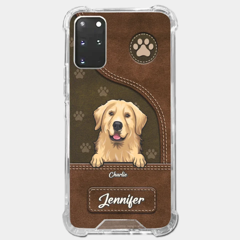A Dog Wags Its Tail With Its Heart - Dog Personalized Custom Clear Phone Case - Gift For Pet Owners, Pet Lovers - Image 40