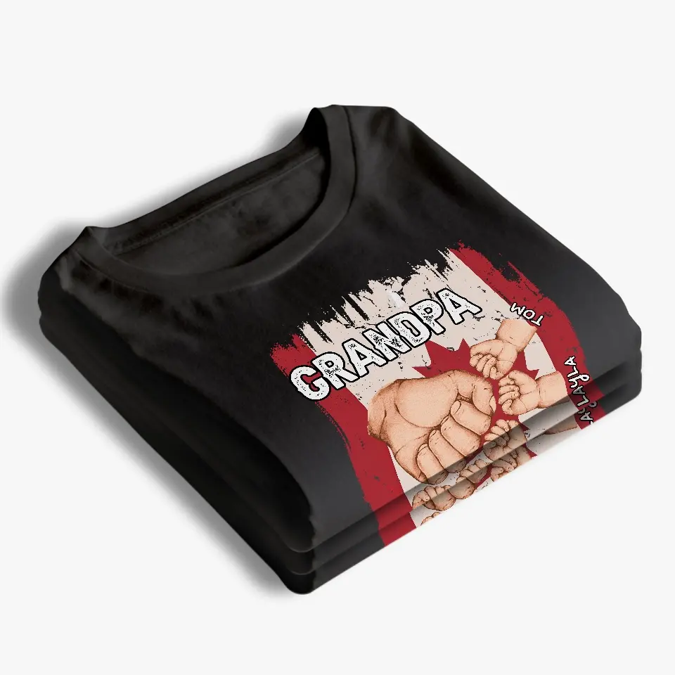 A Father’s Love Is The Foundation Of A Strong Family - Family Personalized Custom Unisex T-shirt, Hoodie, Sweatshirt - Father's Day, Gift For Dad, Grandpa - Image 4