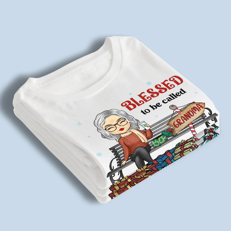A Gift Of Love - Family Personalized Custom Unisex T-shirt, Hoodie, Sweatshirt - Christmas Gift For Grandma - Image 3