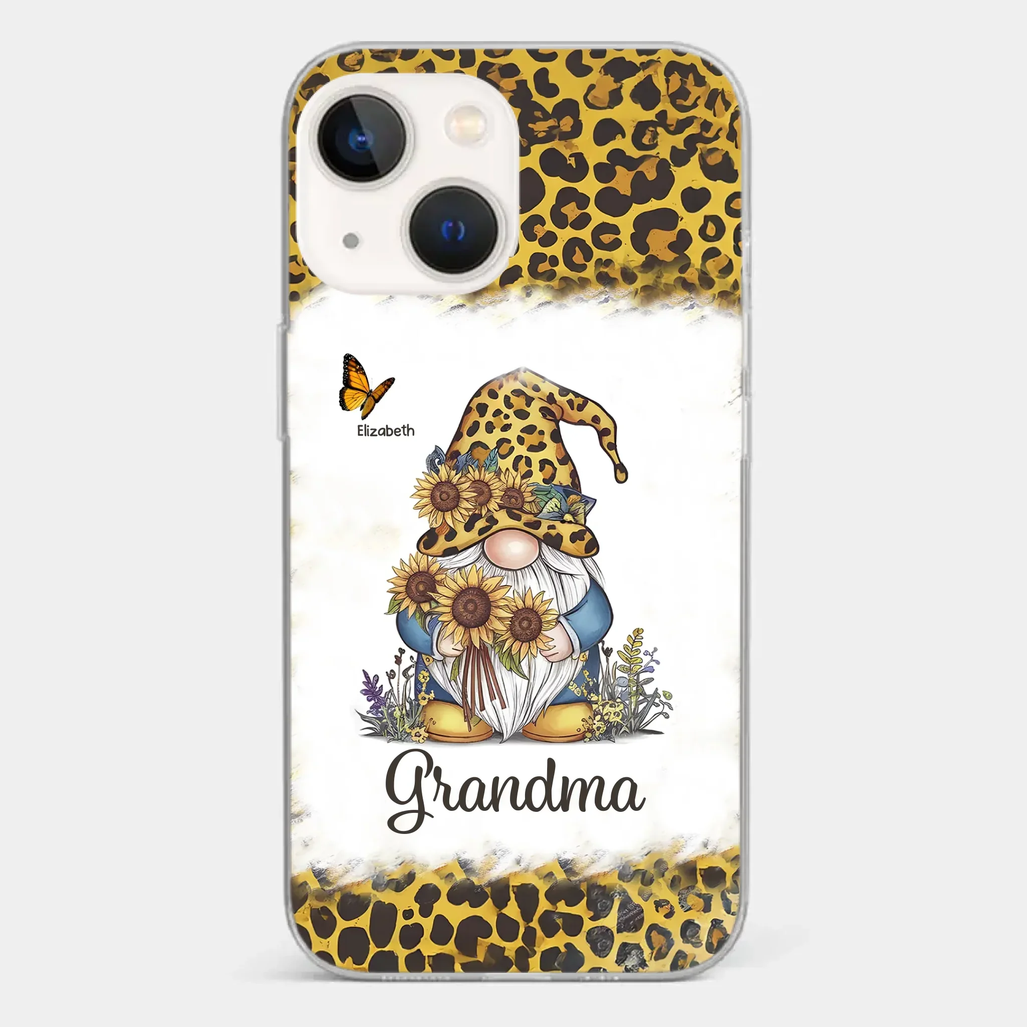 A Gnome’s Wisdom, A Grandma’s Heart - Family Personalized Custom Clear Phone Case - Gift For Mom, Grandma - Image 14