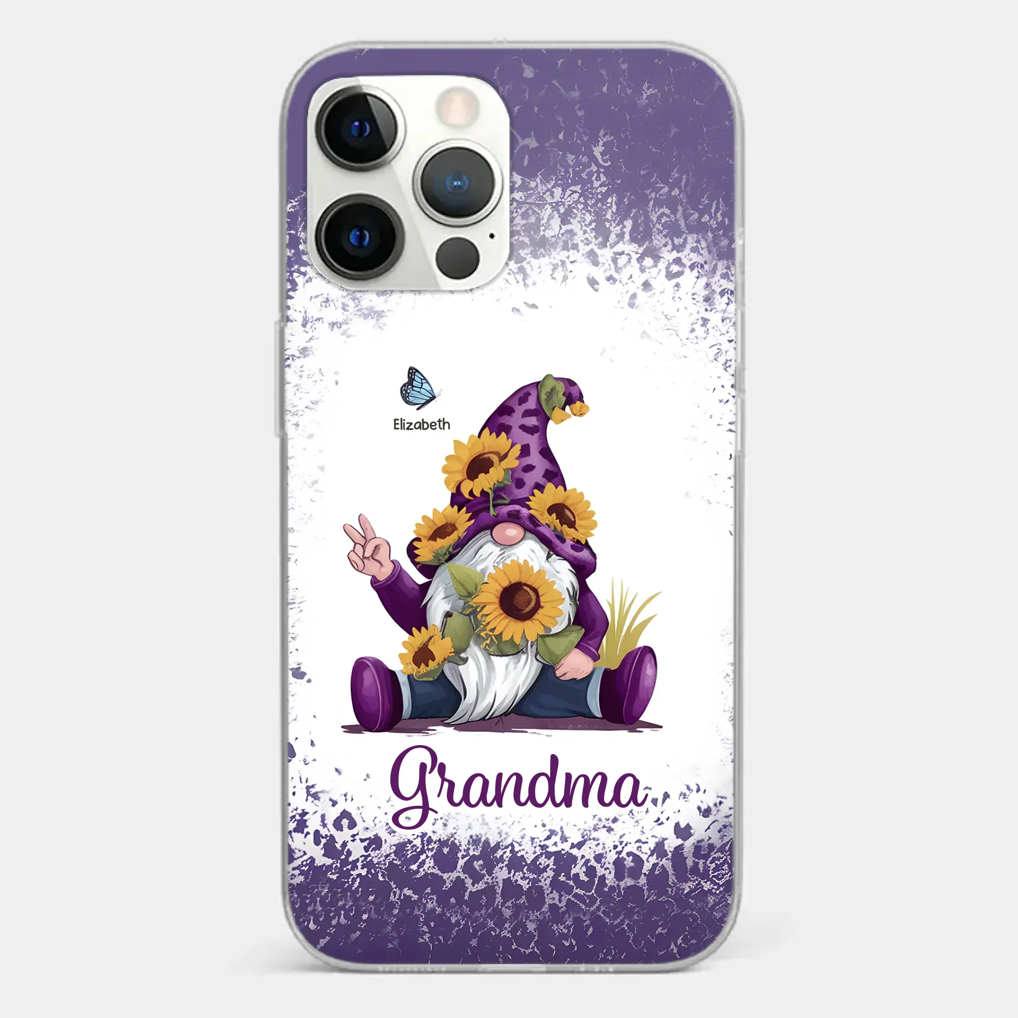 A Grandchild’s Smile Is Grandma’s Sunshine - Family Personalized Custom Clear Phone Case - Gift For Mom, Grandma - Image 12