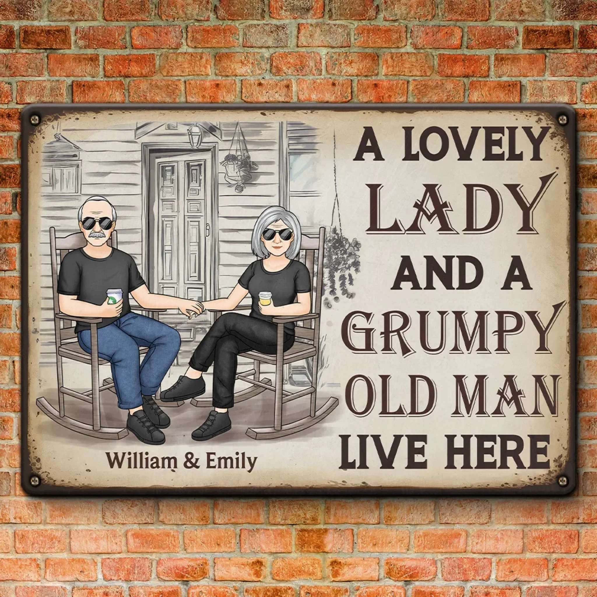 A Lifetime Of Love Is The Sweetest Gift - Couple Personalized Custom Home Decor Metal Sign - House Warming Gift For Husband Wife, Anniversary - Image 3