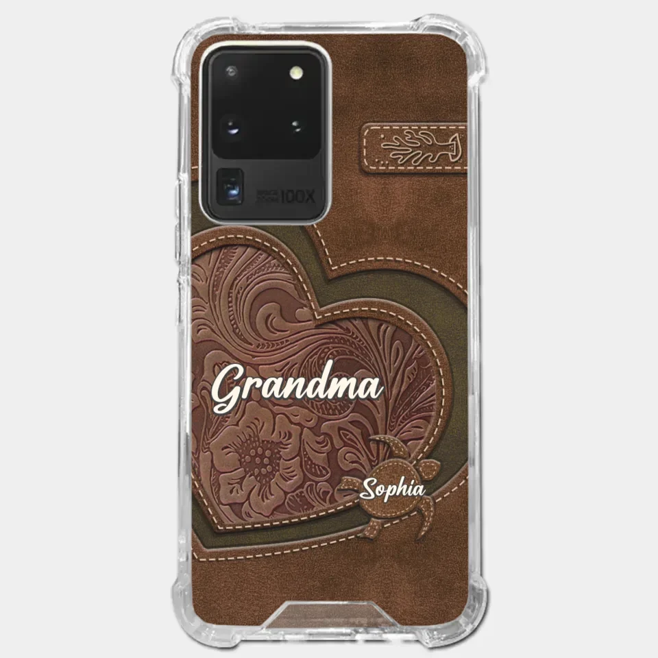 A Mother's Love Endures Through All - Family Personalized Custom Clear Phone Case - Gift For Mom, Grandma - Image 39
