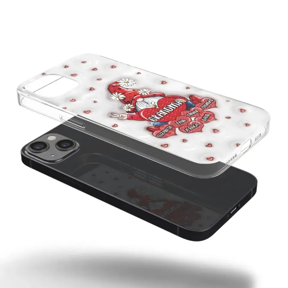A Mother's Love Knows No Bounds - Family Personalized Custom 3D Inflated Effect Printed Clear Phone Case - Gift For Mom, Grandma - Image 29
