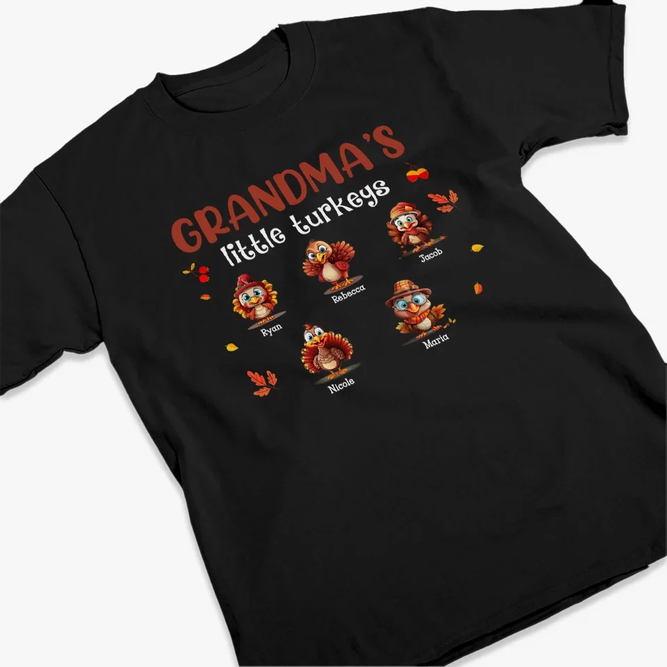 A Mother's Love Never Fades - Family Personalized Custom Unisex T-shirt, Hoodie, Sweatshirt - Thanksgiving Gift, Fall Season Gift For Mom, Grandma - Image 3
