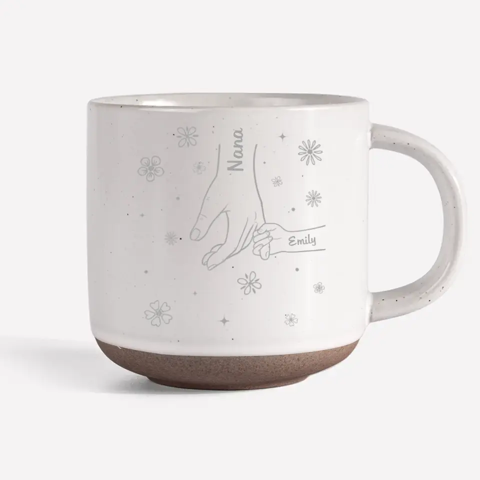A Mother’s Treasure Is Her Daughter - Family Personalized Custom Pottery Mug - Gift For Mom, Daughter - Image 7