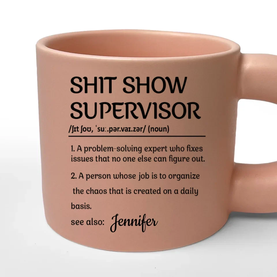 A Problem-Solving Expert - Coworker Personalized Custom Chunky Mug - Gift For Coworkers, Work Friends, Colleagues - Image 5