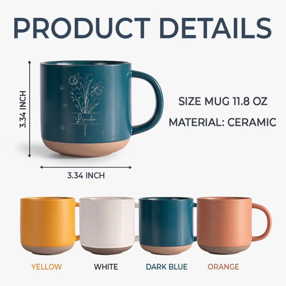 A Simple Gift Can Make The Best Days Even More Special - Bestie Personalized Custom Pottery Mug - Gift For Best Friends, BFF, Sisters - Image 5