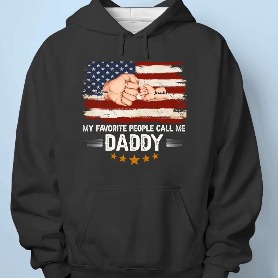 A Son Is The Clearest Reflection Of His Father -  Family Personalized Custom Unisex T-shirt, Hoodie, Sweatshirt - 4th Of July, Father's Day, Gift For Dad, Grandpa - Image 5