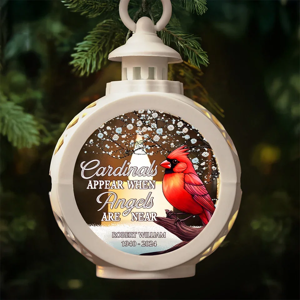 A Soul So Loved Can Never Be Forgotten - Memorial Personalized Custom Candlelight Lantern Ornament - Sympathy Gift, Christmas Gift For Family Members - Image 5