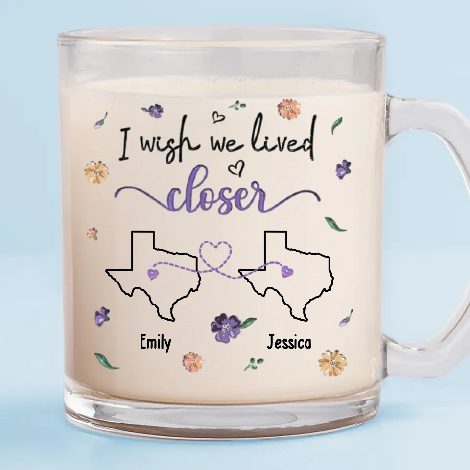 A Sweet Friendship Refreshes The Souls - Bestie Personalized Custom Glass Mug - Gift For Best Friends, BFF, Sisters - Image 2
