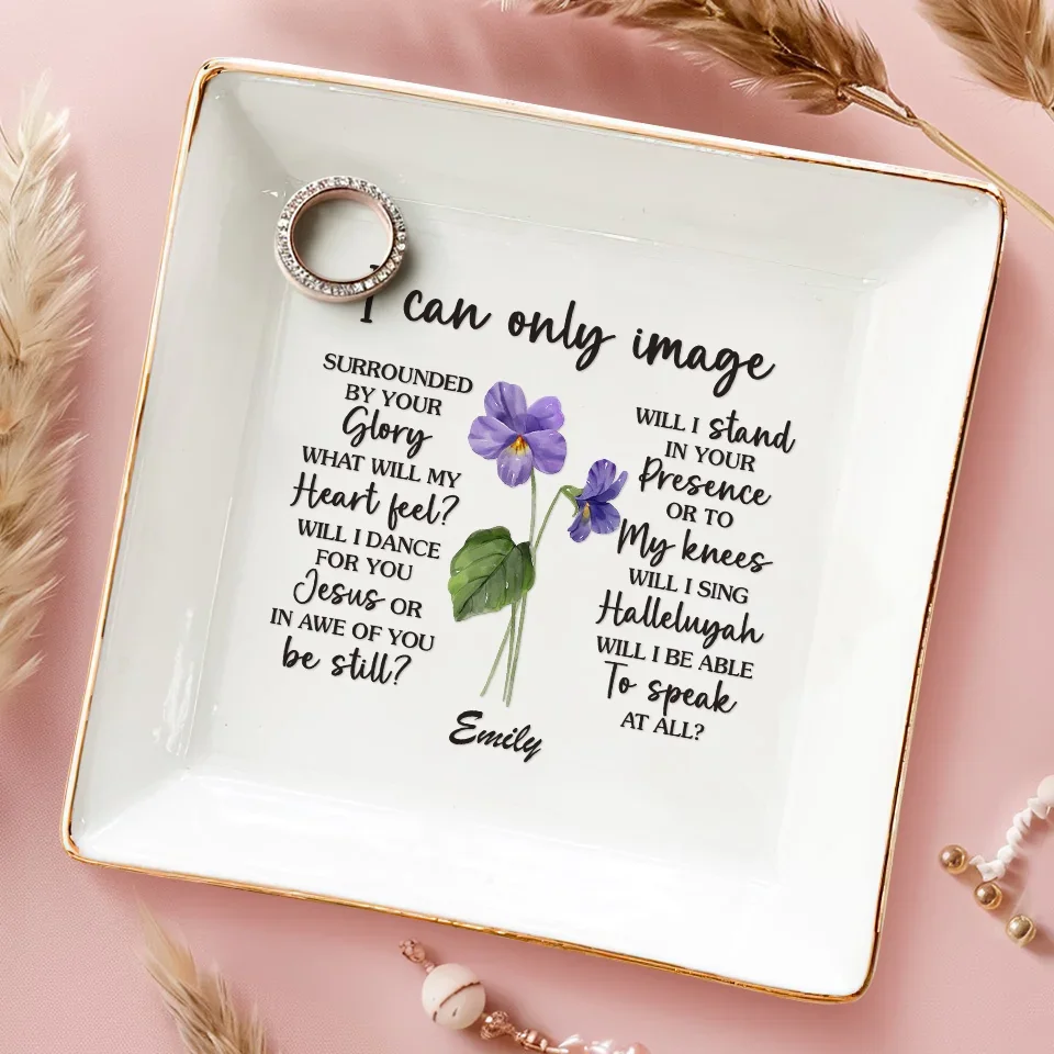 A True Friend Is A Blessing From Above - Bestie Personalized Custom Jewelry Dish - Gift For Best Friends, BFF, Sisters - Image 4