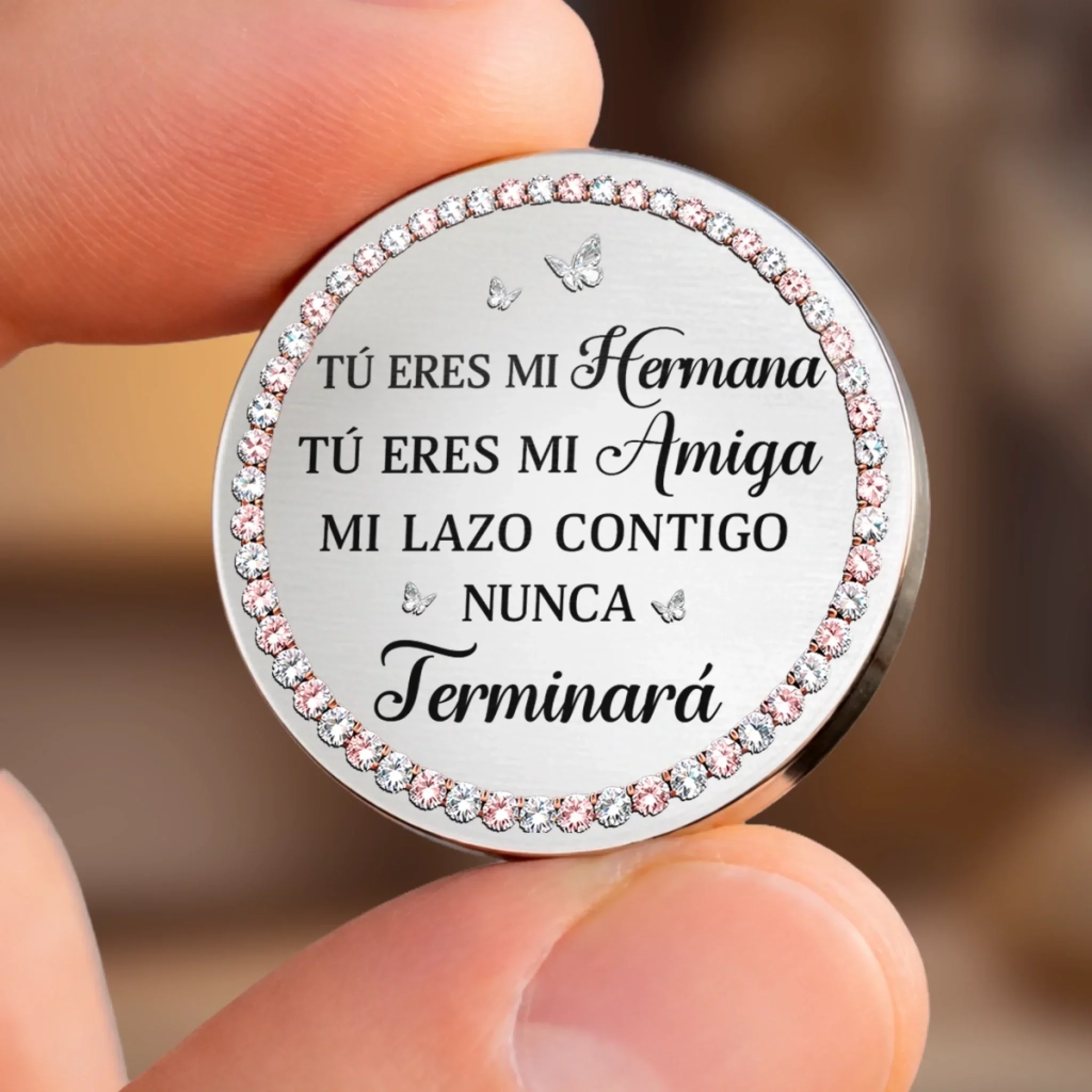 Abrazo De Bolsillo Personalizado – Regalo De Cumpleaños Personalizado Para Mejores Amigas, Hermanas, BFF – Mejores Amigas Para Siempre - Image 10