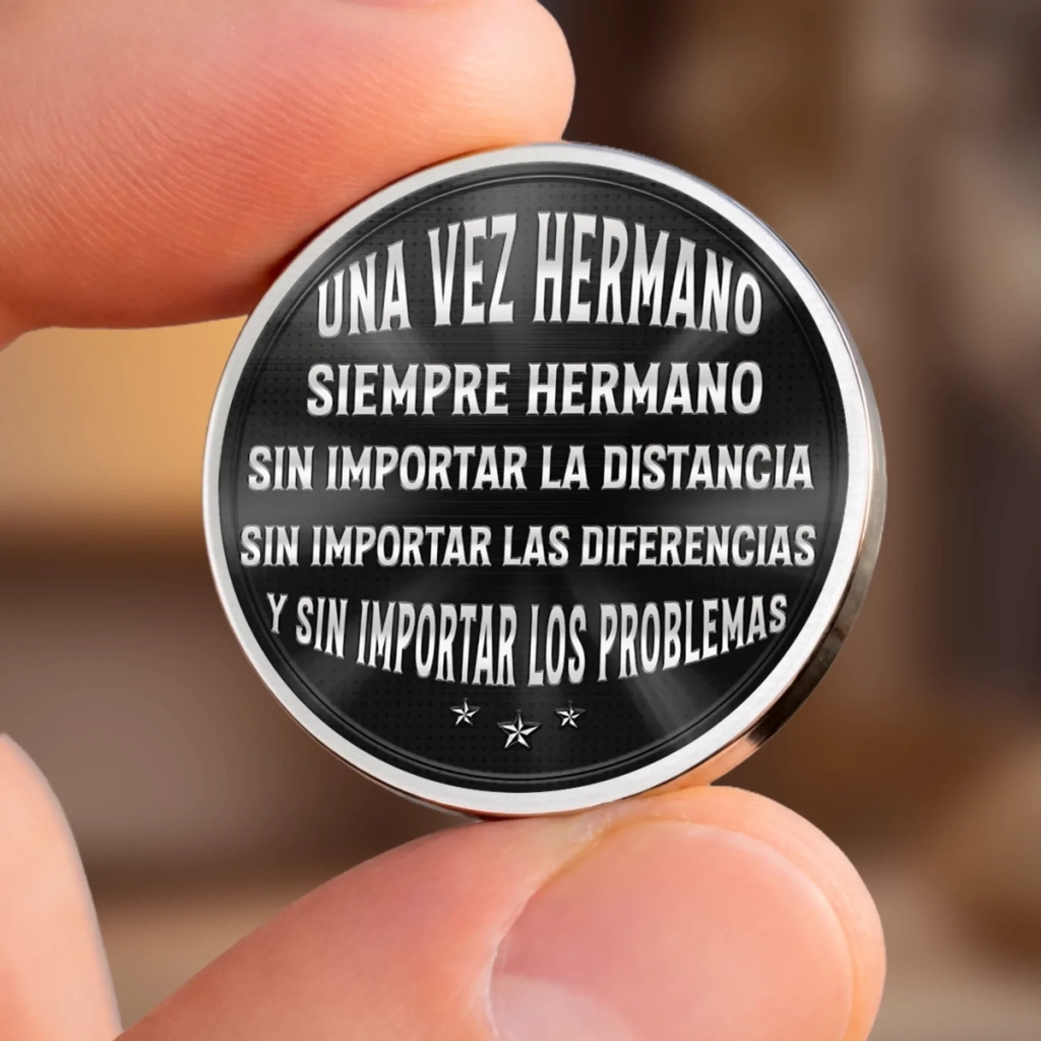 Abrazo De Bolsillo Personalizado – Regalo De Cumpleaños Personalizado Para Tu Hermano - Hermano Para Siempre - Image 10