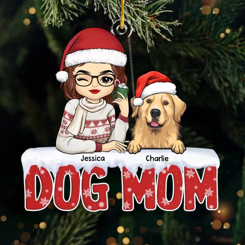 Add Cheer To Your Christmas Tree - Dog & Cat Personalized Custom Ornament - Acrylic Custom Shaped - Christmas Gift For Pet Owners, Pet Lovers - Image 2
