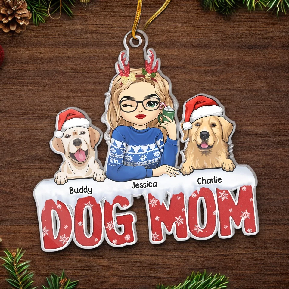 Add Cheer To Your Christmas Tree - Dog & Cat Personalized Custom Ornament - Acrylic Custom Shaped - Christmas Gift For Pet Owners, Pet Lovers - Image 5