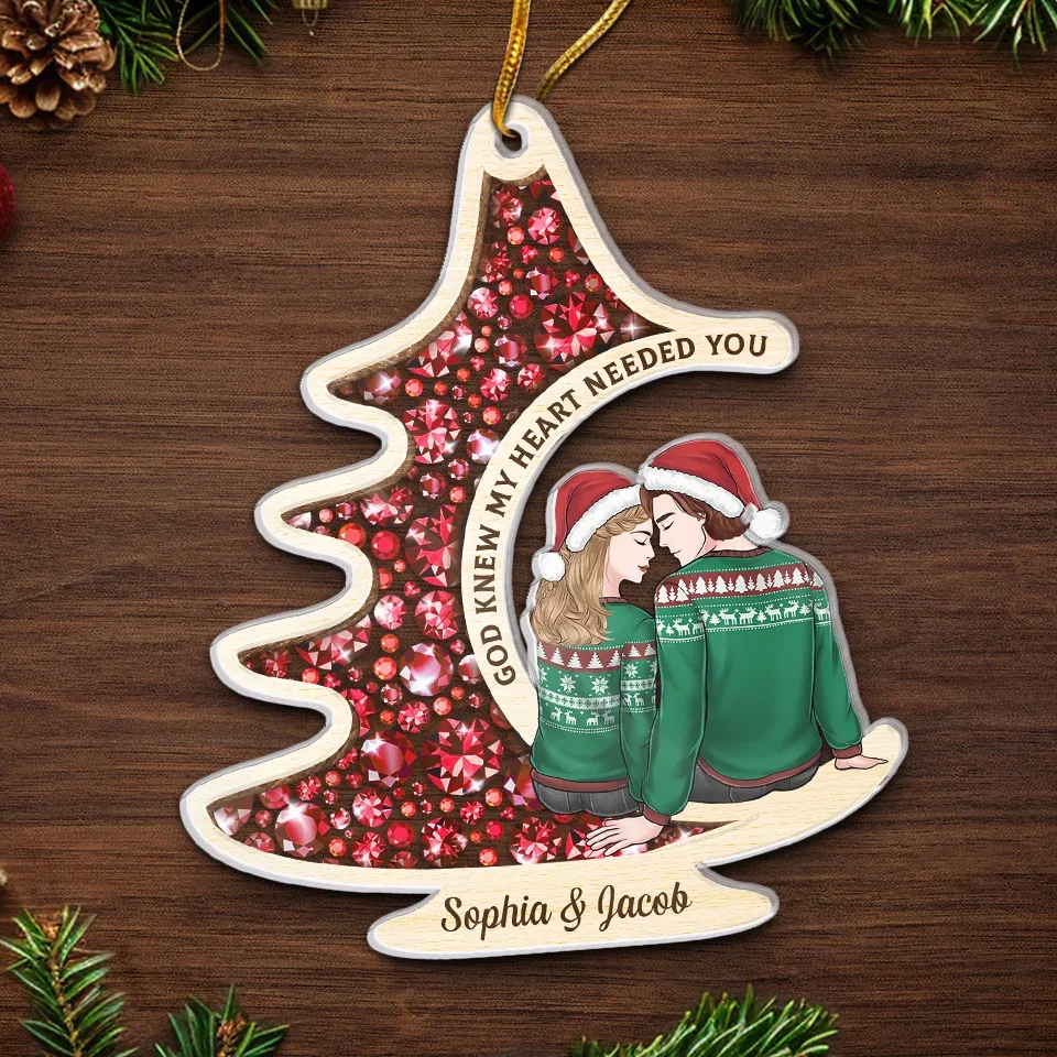 All Of Me Loves All Of You - Couple Personalized Custom Ornament - Acrylic Custom Shaped - Christmas Gift For Husband Wife, Anniversary, First Christmas - Image 5