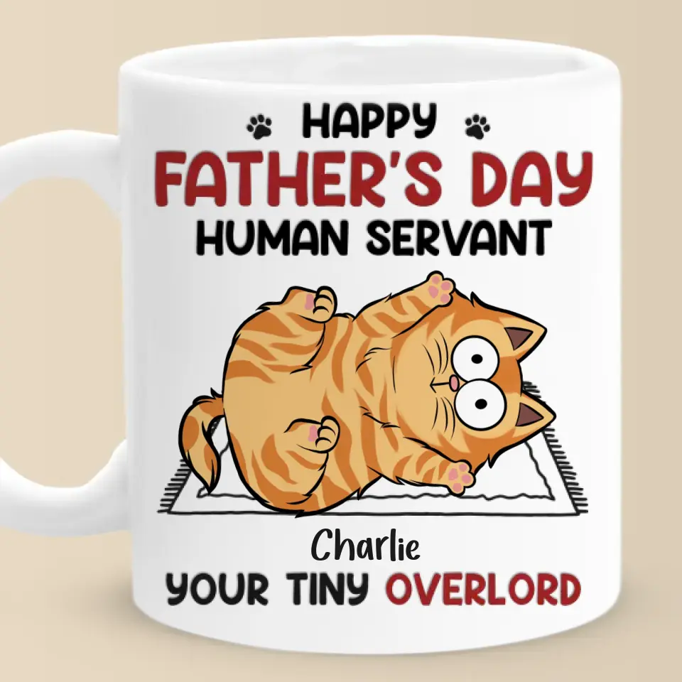All You Need Is Love And A Cat - Cat Personalized Custom Mug - Father's Day, Gift For Pet Owners, Pet Lovers - Image 2