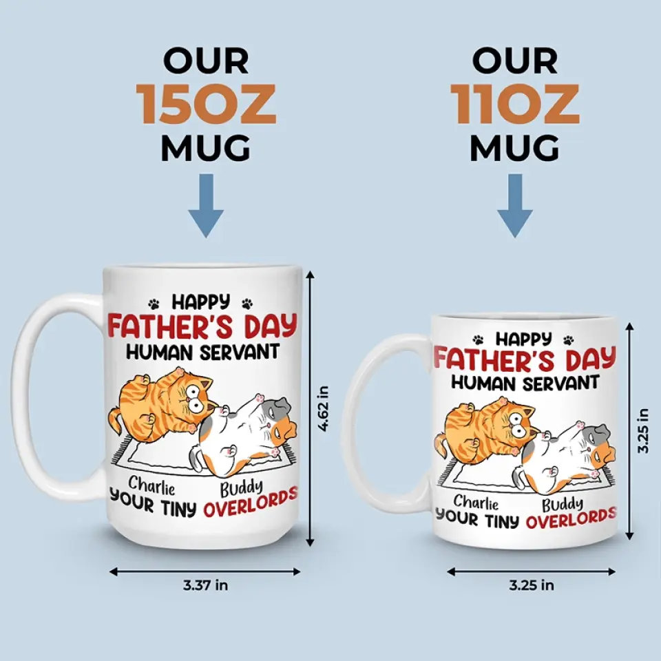 All You Need Is Love And A Cat - Cat Personalized Custom Mug - Father's Day, Gift For Pet Owners, Pet Lovers - Image 5