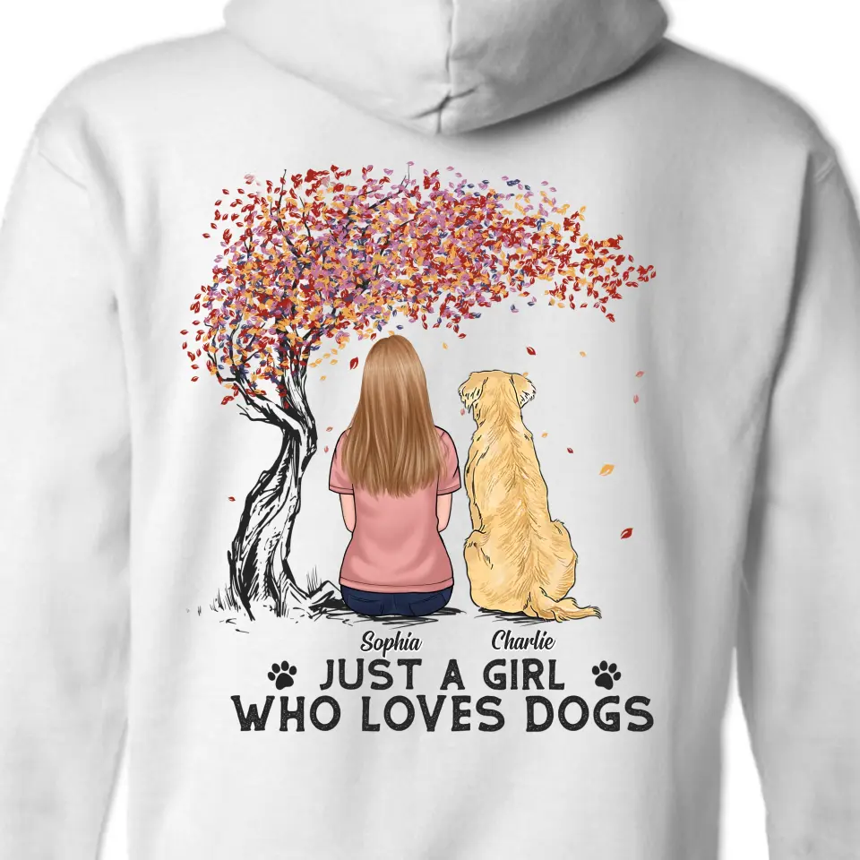 All You Need Is Love And A Dog - Dog Personalized Custom Back Printed Unisex T-shirt, Hoodie, Sweatshirt - Gift For Pet Owners, Pet Lovers - Image 4