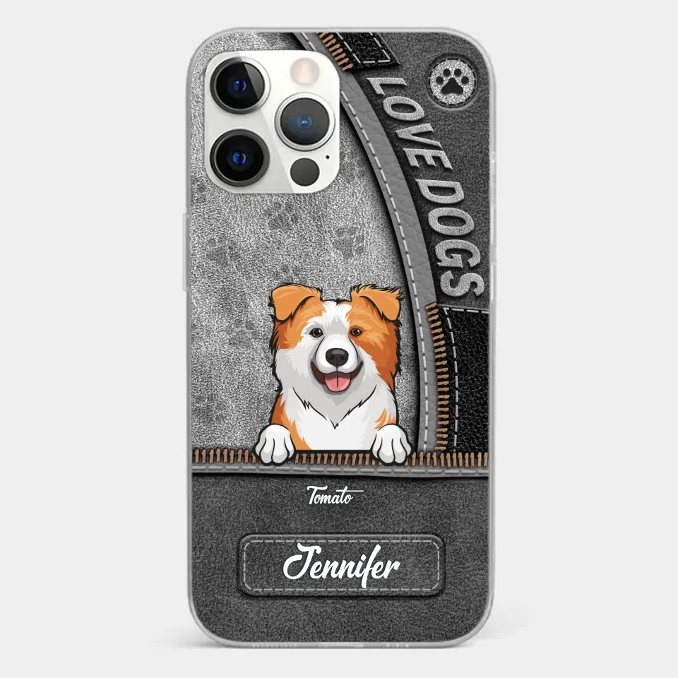 All You Need Is Love And A Dog - Dog Personalized Custom Clear Phone Case - Gift For Pet Owners, Pet Lovers - Image 12