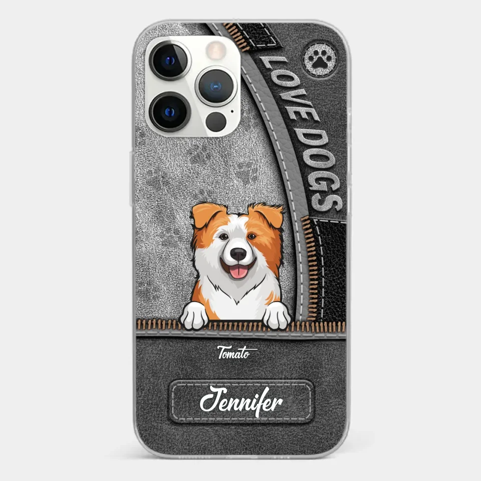 All You Need Is Love And A Dog - Dog Personalized Custom Clear Phone Case - Gift For Pet Owners, Pet Lovers - Image 16