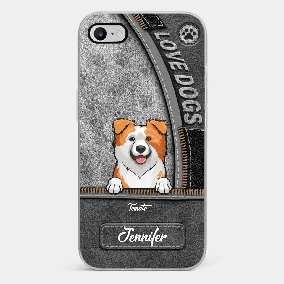 All You Need Is Love And A Dog - Dog Personalized Custom Clear Phone Case - Gift For Pet Owners, Pet Lovers - Image 24
