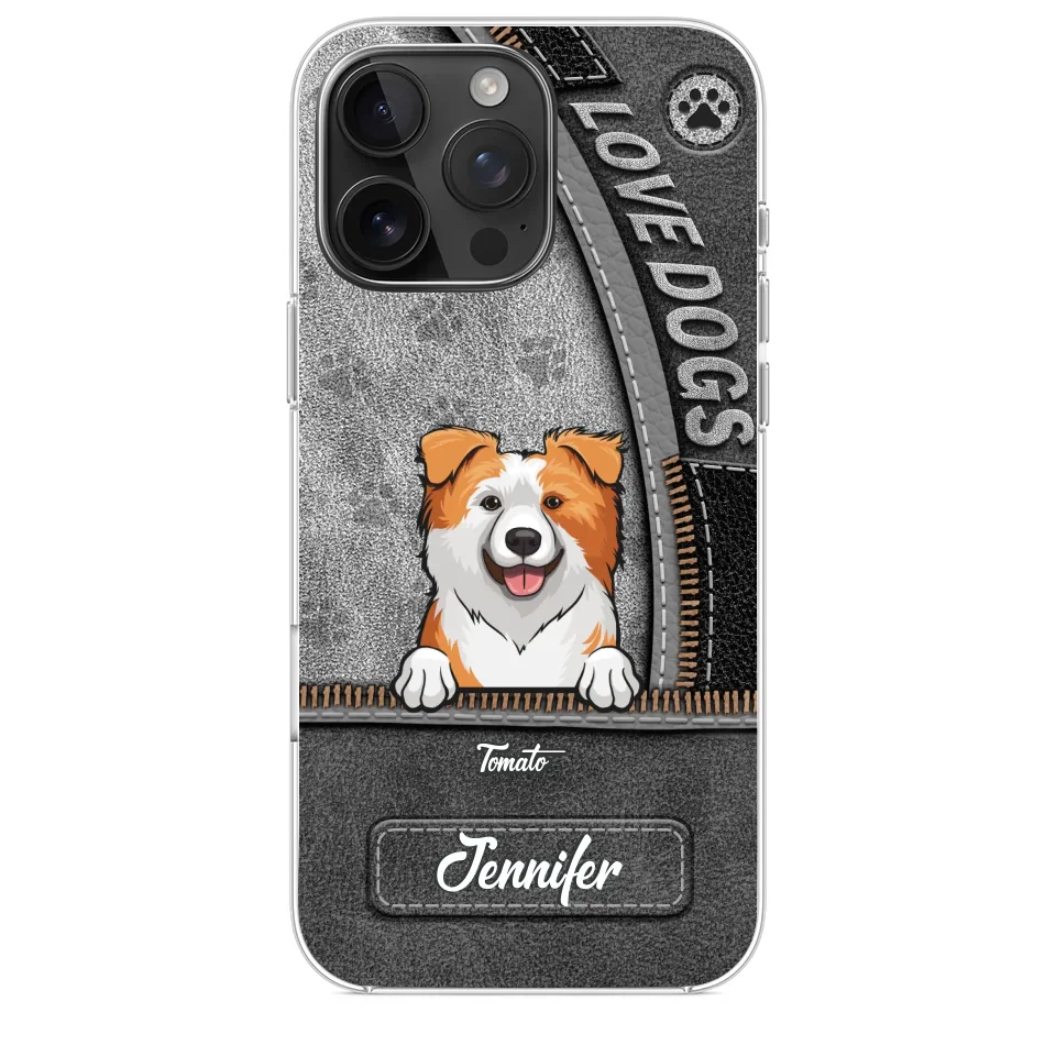 All You Need Is Love And A Dog - Dog Personalized Custom Clear Phone Case - Gift For Pet Owners, Pet Lovers - Image 35