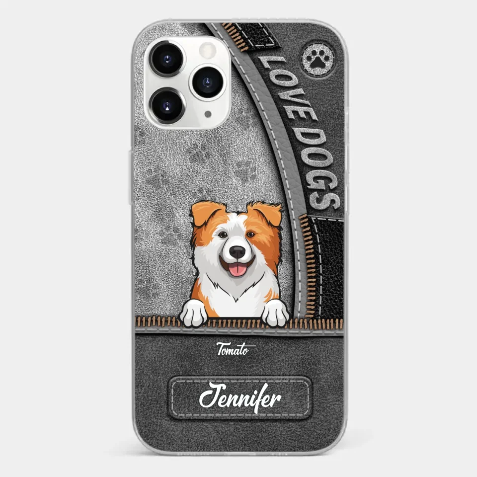 All You Need Is Love And A Dog - Dog Personalized Custom Clear Phone Case - Gift For Pet Owners, Pet Lovers - Image 8