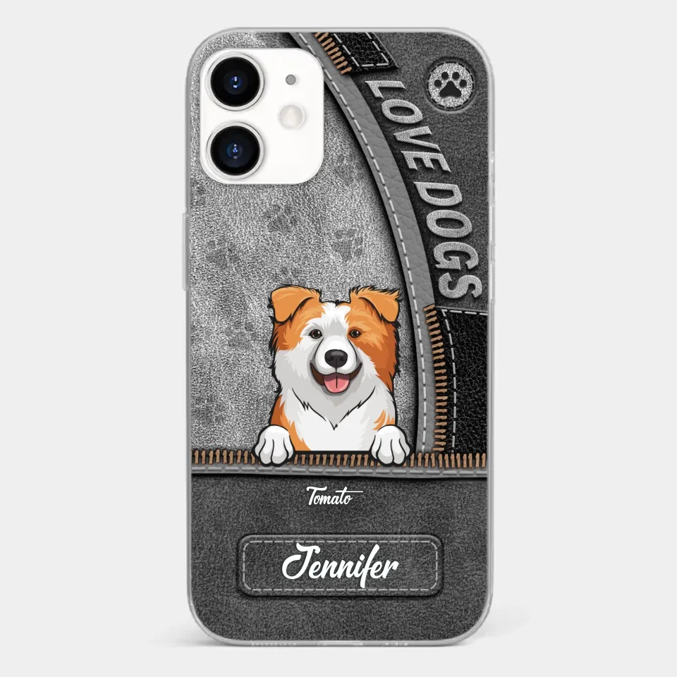 All You Need Is Love And A Dog - Dog Personalized Custom Clear Phone Case - Gift For Pet Owners, Pet Lovers - Image 9