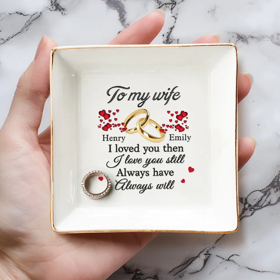 Another Year, Another Great Reason To Celebrate - Couple Personalized Custom Jewelry Dish - Gift For Husband Wife, Anniversary - Image 4