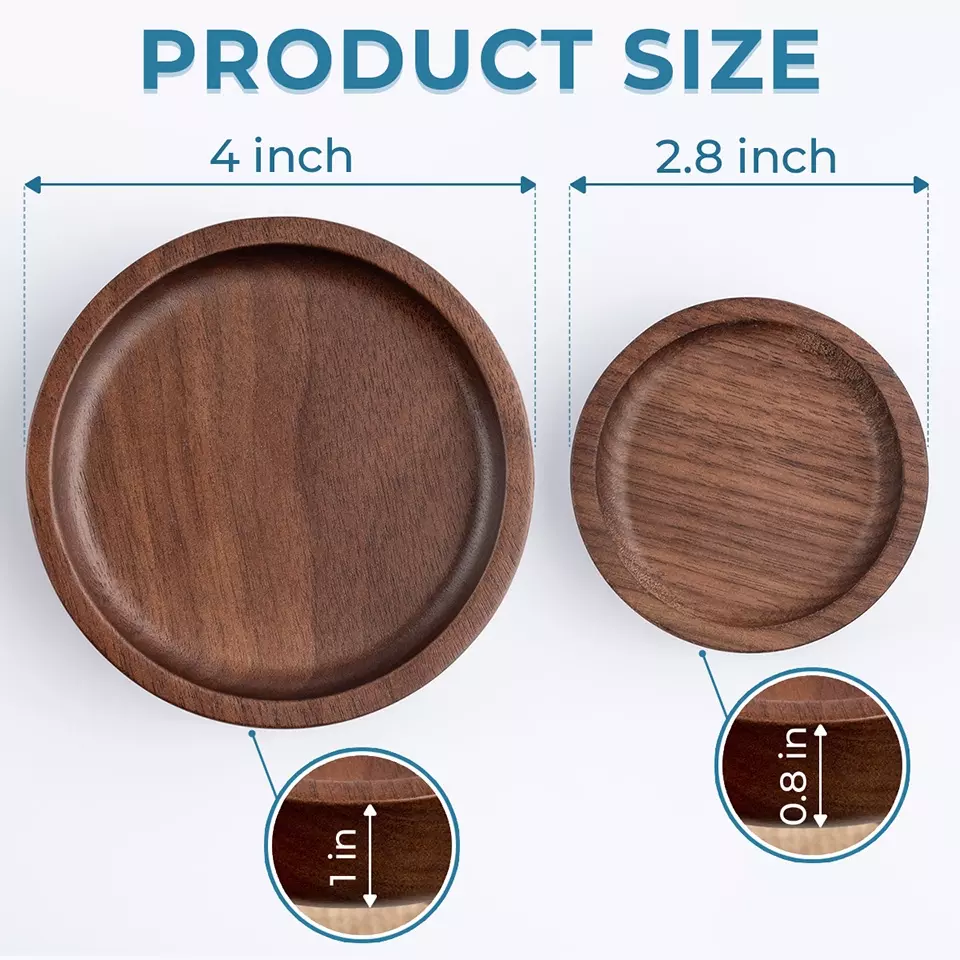 At The Touch Of Love, Everyone Becomes A Poet - Couple Personalized Custom Wooden Jewelry Dish - Gift For Husband Wife, Anniversary - Image 5