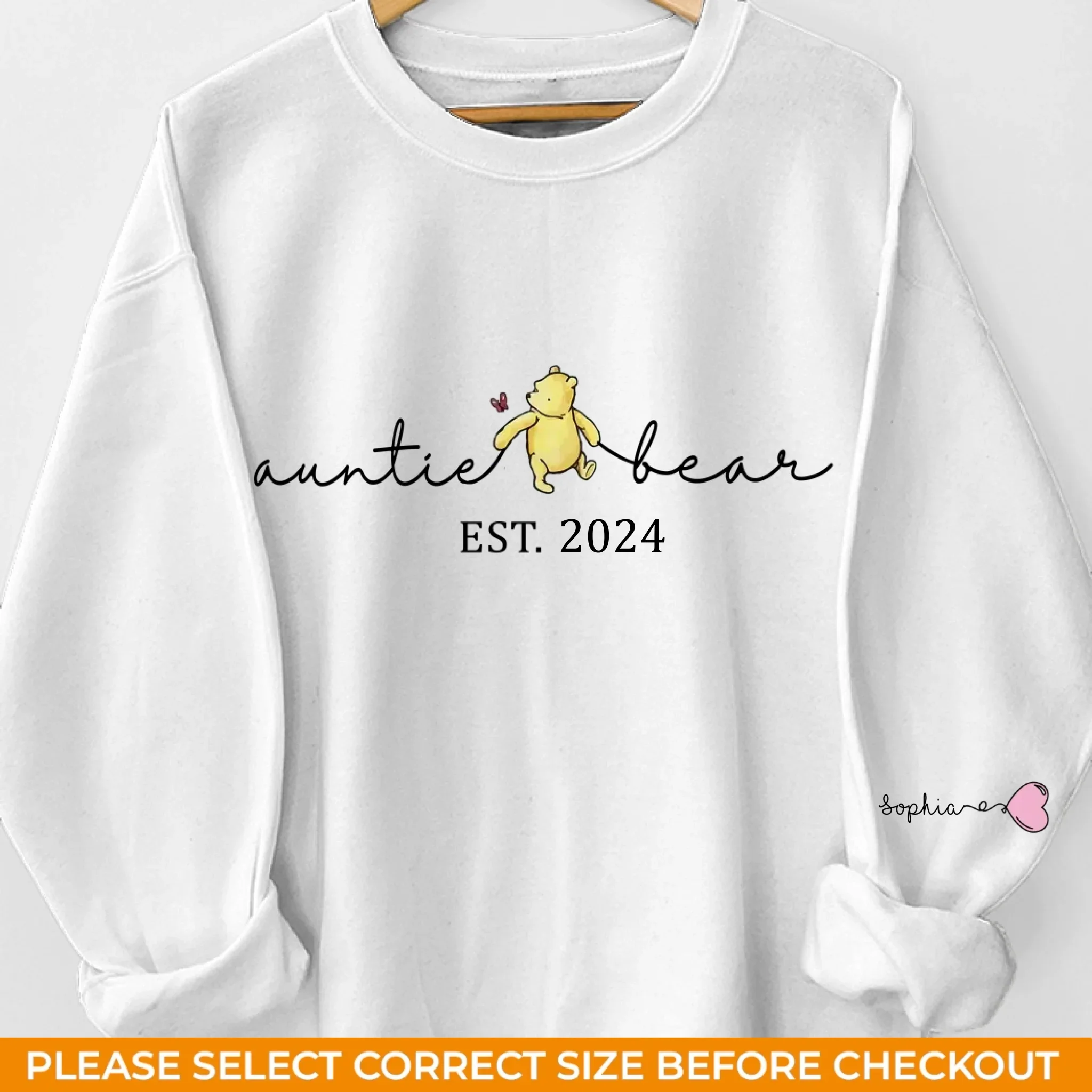 Aunts Are Like Second Mothers - Family Personalized Custom Unisex Sweatshirt With Design On Sleeve - Gift For Aunt - Image 2