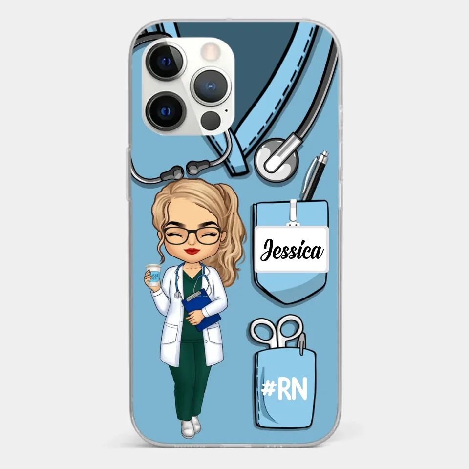 Be The Nurse You Would Want As A Patient - Nurse Personalized Custom Clear Phone Case - Appreciation, Thank You Gift, Nurse Life, Doctor Life - Image 15