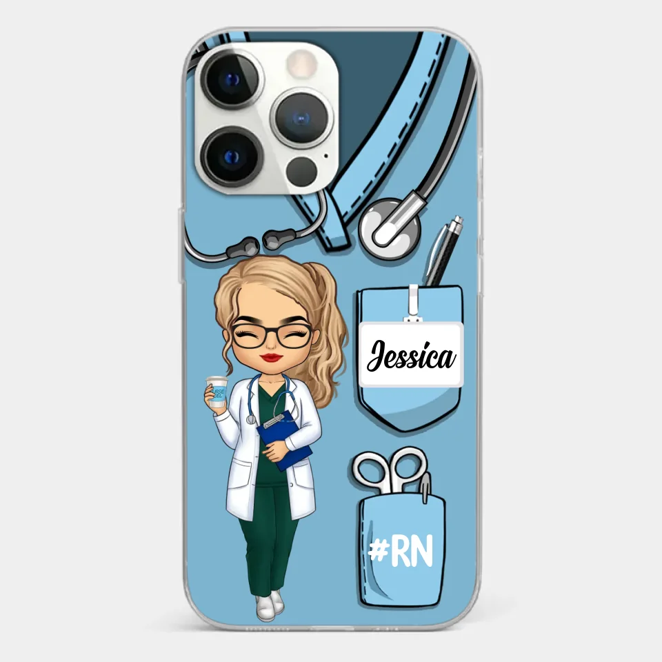 Be The Nurse You Would Want As A Patient - Nurse Personalized Custom Clear Phone Case - Appreciation, Thank You Gift, Nurse Life, Doctor Life - Image 21