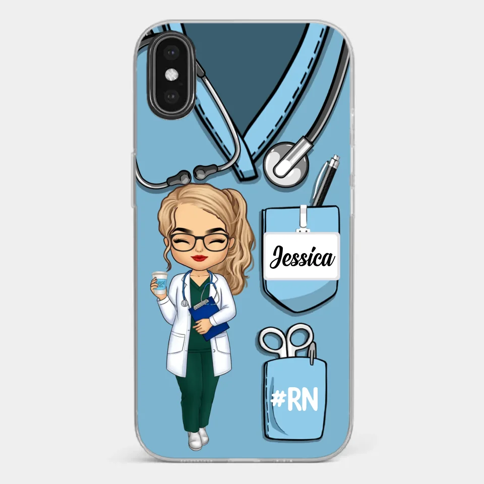 Be The Nurse You Would Want As A Patient - Nurse Personalized Custom Clear Phone Case - Appreciation, Thank You Gift, Nurse Life, Doctor Life - Image 31