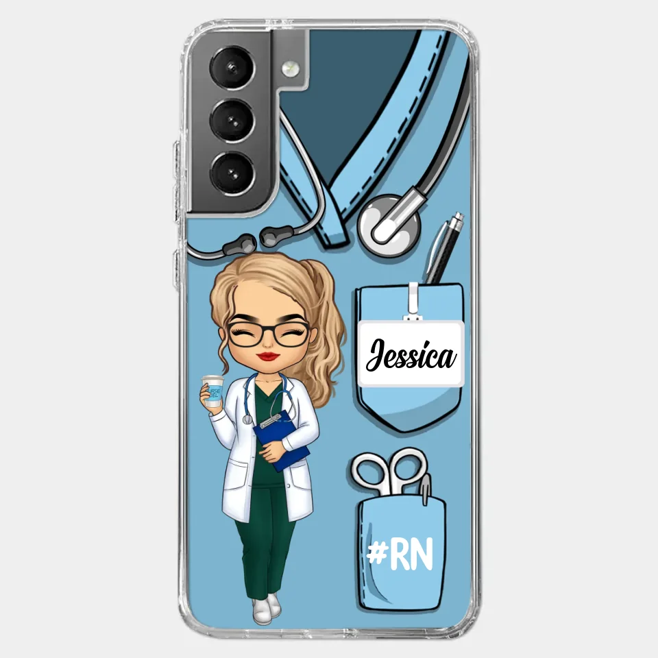 Be The Nurse You Would Want As A Patient - Nurse Personalized Custom Clear Phone Case - Appreciation, Thank You Gift, Nurse Life, Doctor Life - Image 41