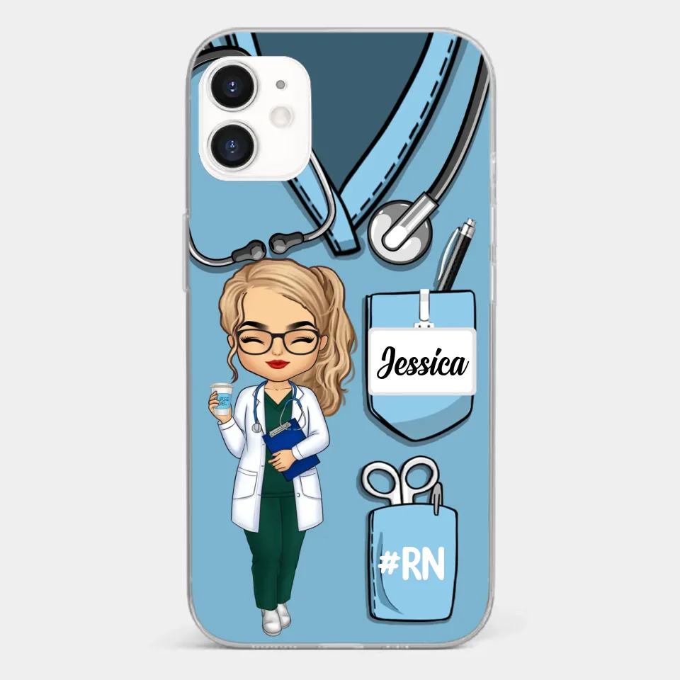 Be The Nurse You Would Want As A Patient - Nurse Personalized Custom Clear Phone Case - Appreciation, Thank You Gift, Nurse Life, Doctor Life - Image 6