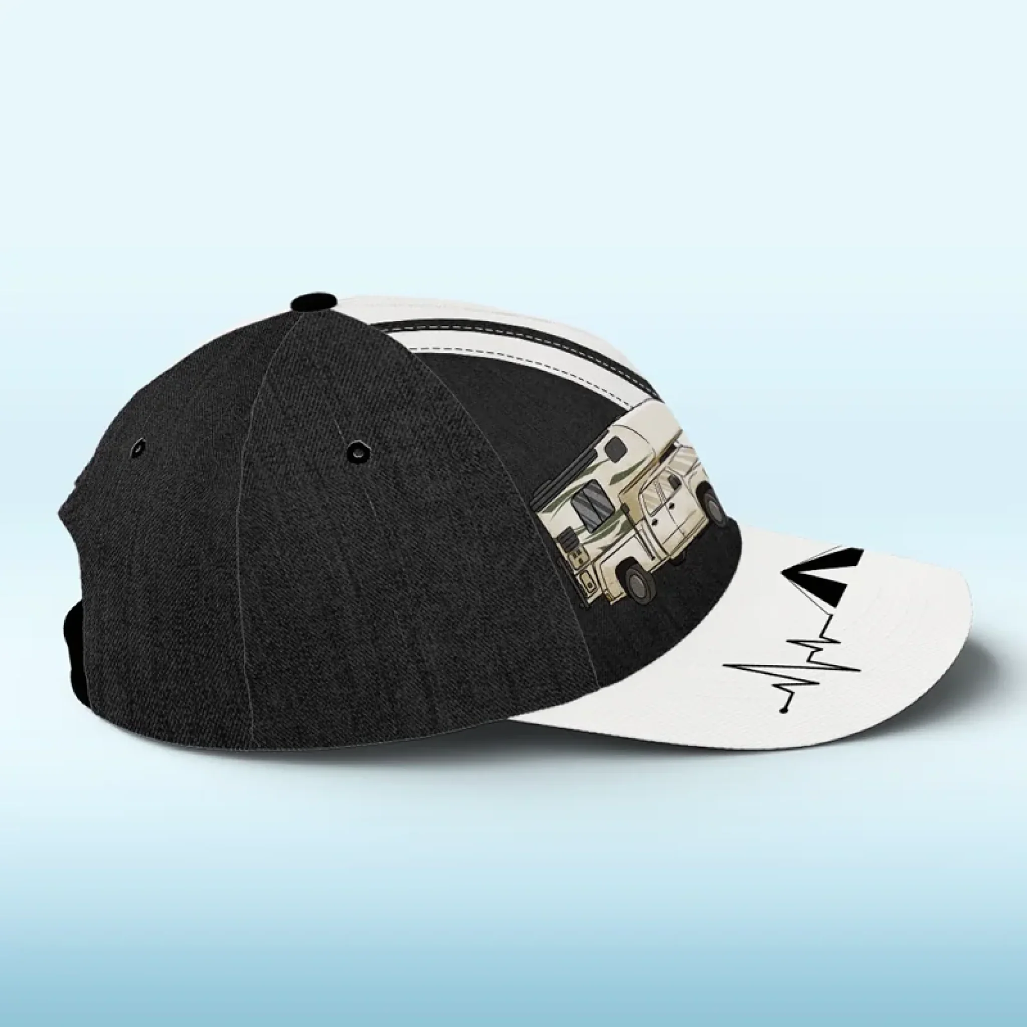 Because Every Campsite Deserves A Stylish Touch - Camping Personalized Custom Hat, All Over Print Classic Cap - Gift For Camping Lovers - Image 4